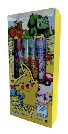 Lapiceras Borrable Estuche x 12 Pokemon