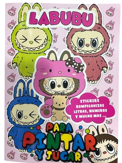 Librito Infantil P/ Colorear Labubu