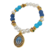 Pulseira com medalha de Nossa Senhora das Graças