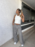 Pantalon Amira grey/black en internet