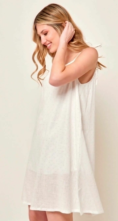 VESTIDO LINO CON STRAS IMPORTADO en internet