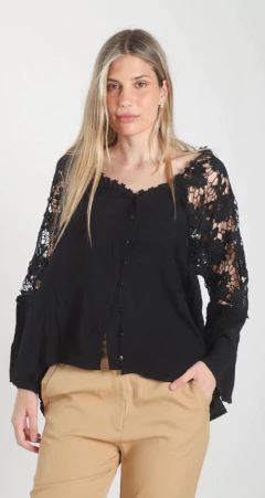 CAMISA CON GUIPIUR IMPORTADO en internet