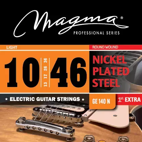 ENCORDADO DE GUITARRA ELÉCTRICA MAGMA GE140N