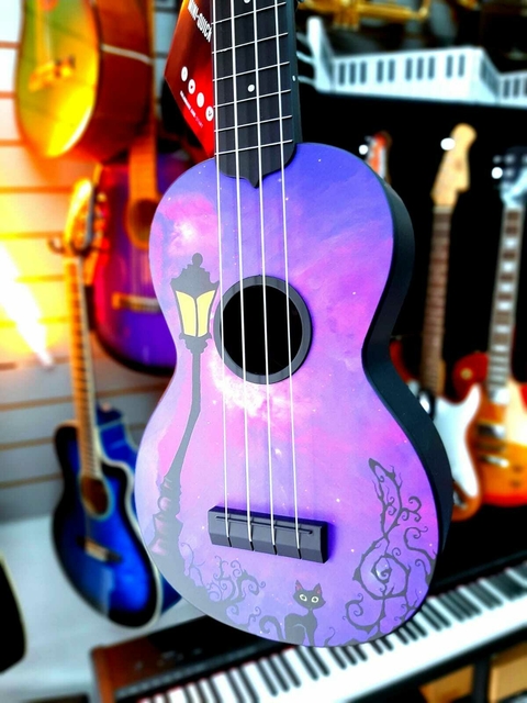 UKADELIC BY KALA KA-SU Le Chat Noir SOPRANO ABS Resistente al Agua / Ukelele