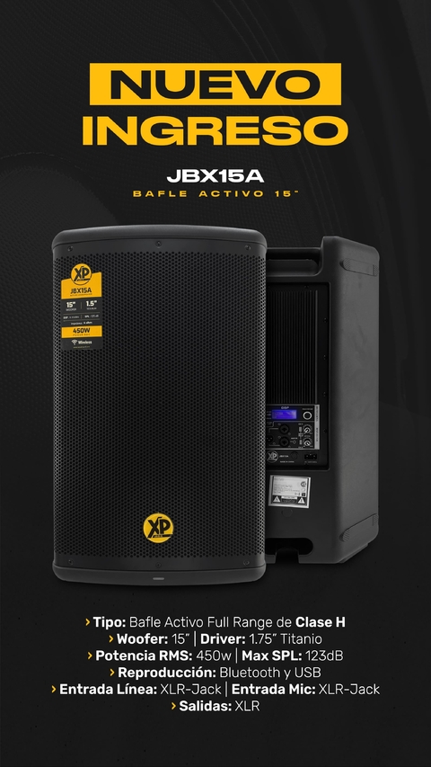 BAFLE ACTIVO XP / JBX 15A - comprar online