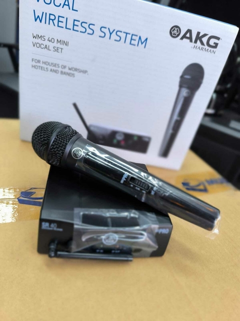 Micrófono Inalámbrico AKG WMS40 MINI - comprar online