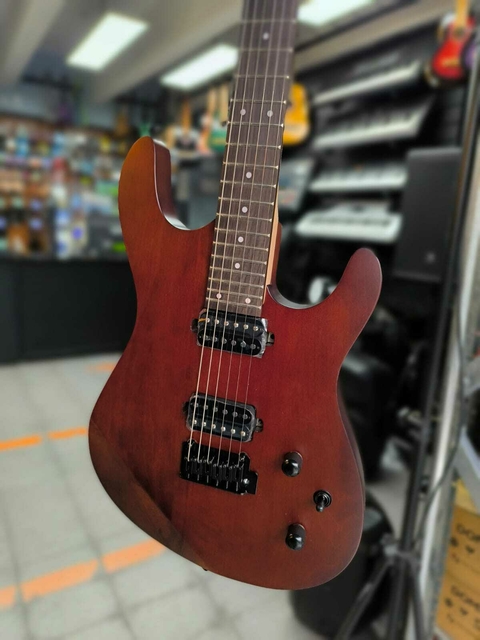 Guitarra Electrica NEWEN SS DARK WOOD