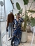VESTIDO ESTAMPADO AZUL - - comprar online