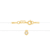 gargantilha rommanel folheado a ouro fio de nylon com cristal - 531837 - comprar online