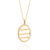 pingente rommanel folheado a ouro oval cravejado frase a quem é grato deus dá tudo - 542659 - comprar online