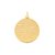 pingente medalha rommanel folheado a ouro nossa senhora aparecida com oração - 542322 - comprar online