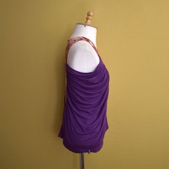 Blusa de viscose plissada - comprar online