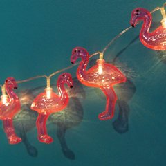 guirlanda flamingos luzes de led | COISAS DA DIXIE - comprar online