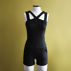 macaquinho preto stretch | LOOK UP