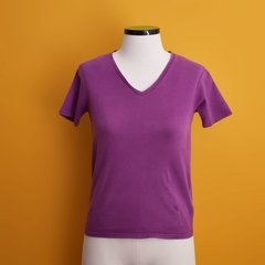 blusa baby look roxa | OPEN UP