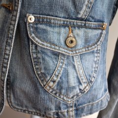 jaqueta jeans acinturada| MARISA - comprar online