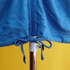 Casaco azul meia-estação - comprar online