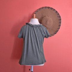 blusa verde romântica | BASIC + - Amo Muito