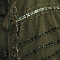 blusa boho verde musgo | INDIANA na internet