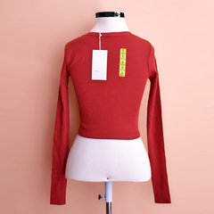 Blusa cropped vermelha| ZARA - Amo Muito