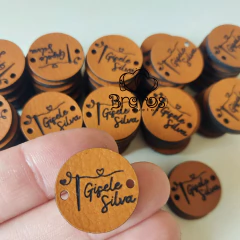 Etiqueta sintetica redonda ou quadrada - Bravos etiquetas