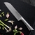 Cuchillo Curvo Mango Metalico 33cm - ASC