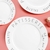 X4 Platos Playo De Ceramica 6' Pattiserie - tienda online
