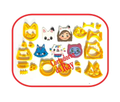 kit mini cortador rosto a casa mágica da Gabby - 3,5CM - comprar online
