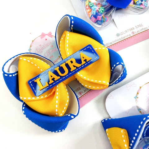 Laço Escolar Personalizado com nome