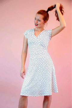 Vestido Estampa Poá Minha Essência