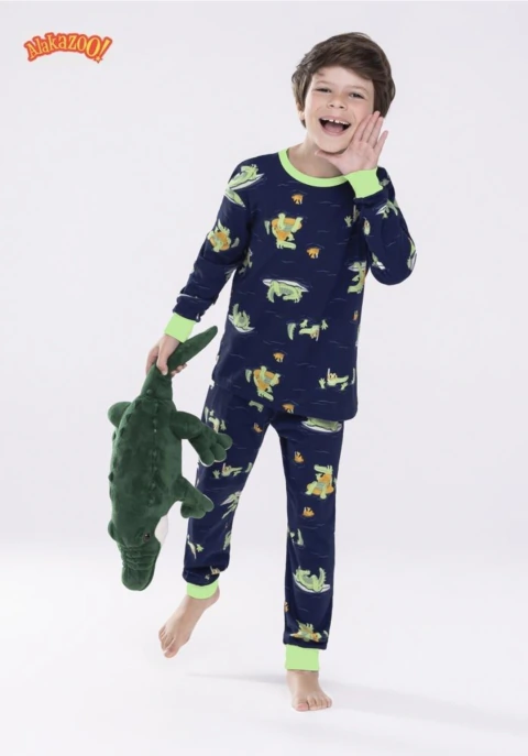 PIJAMA M.MALHA JACARÉ