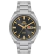 Relógio Orient Masculino Automático Prata Fundo Grafite NH3SS008 G1SX
