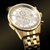 Relógio Technos Masculino Grandtech Dourado Fundo Branco JS15FW/1D - comprar online