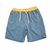 SHORT ÁGUA ANIL/AMARELO