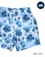 SHORT TACTEL FOLHAS AZUL ANIL - comprar online