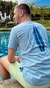 CAMISA ESTAMPADA AZUL SKY PRANCHA - comprar online