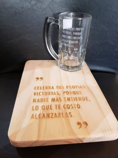 COMBO: Chop+tabla individual - Mariarte Regalos