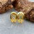 BRINCO EM OURO FOSCO E BRILHANTE - comprar online