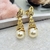 BRINCO GOTA COM PÉROLA E DIAMANTE - comprar online