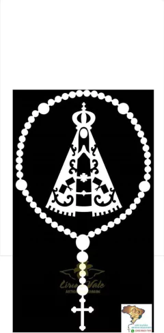 Adesivo Nossa Senhora Aparecida - Branco