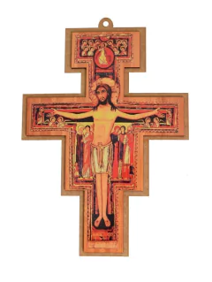 CRUZ DE SÃO DAMIÃO - 20cm