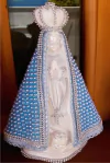 NOSSA SENHORA APARECIDA PEROLADA 23 CM