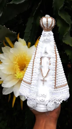 NOSSA SENHORA APARECIDA PEROLADA 23 CM - comprar online