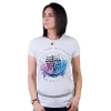 Blusa Medalha das Duas Cruzes - Aquarela