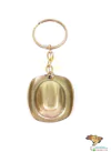 Chaveiro chapéu com Nossa Senhora Aparecida - Ouro velho