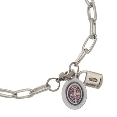 Pulseira Cadeia de consagração com medalha de São Bento - comprar online
