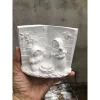 Presépio em formato de livro em gesso cru para decorar e artesanato (PREÇO DE