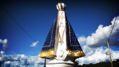 NOSSA SENHORA APARECIDA PEROLADA 23 CM