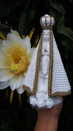 NOSSA SENHORA APARECIDA PEROLADA 23 CM - comprar online