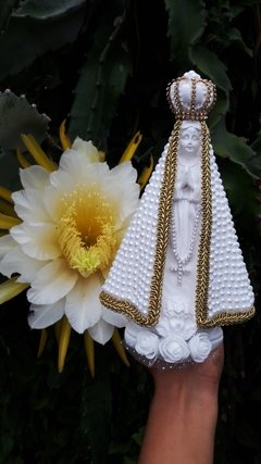 NOSSA SENHORA APARECIDA PEROLADA 23 CM